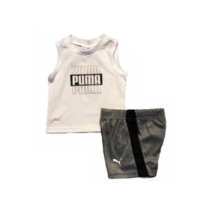 PUMA BABY SHORTS OUTFIT SIZE 3-6 MONTHS